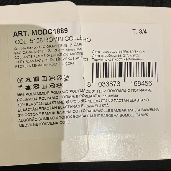 Calzedonia  Diamond Argyle Fashion Tights NIP - Picture 8 of 8